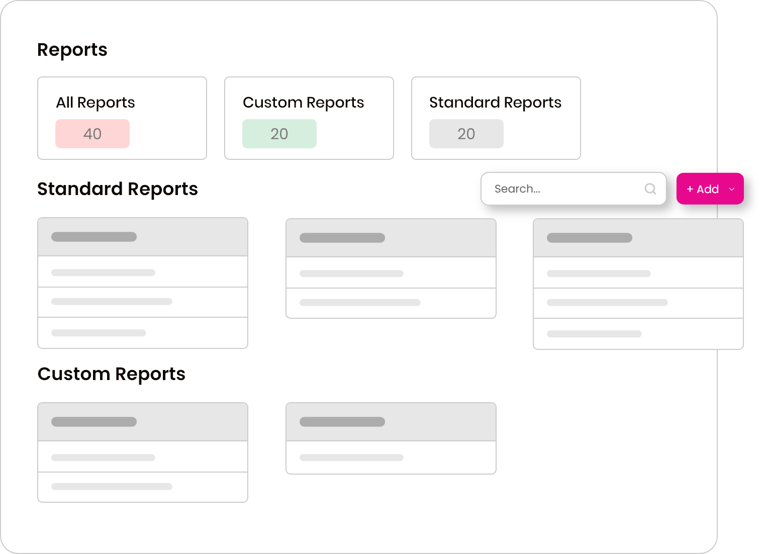 HR reports feature
