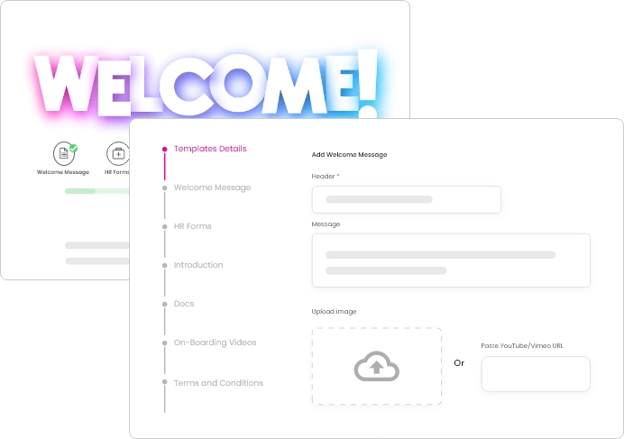 Employee onboarding feature