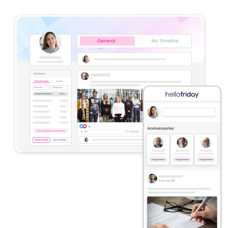 hellofriday social engagement and communication features