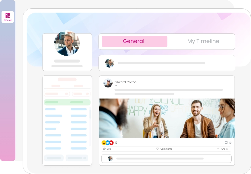 hellofriday social homepage