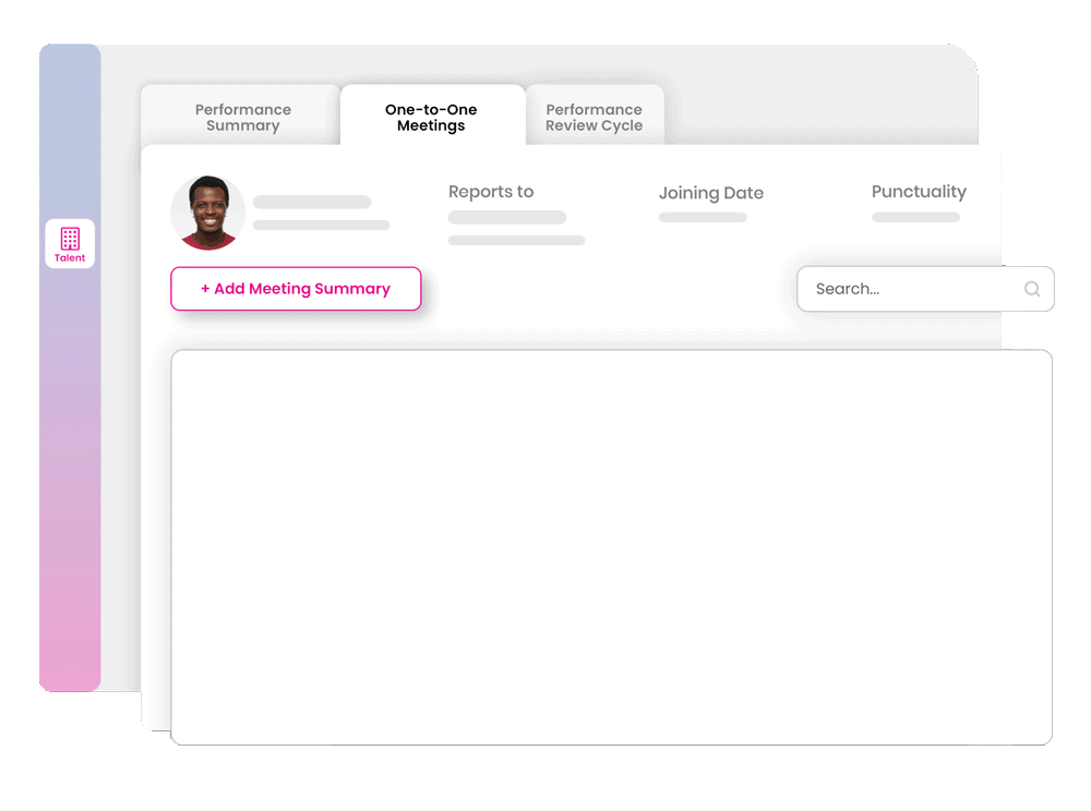 Employee performance management features